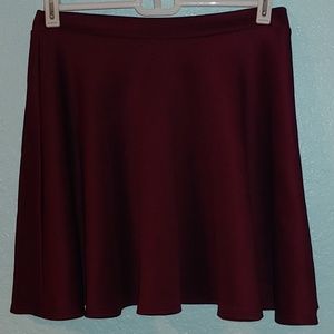 Maroon skirt